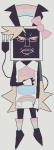 character:chudjak fundamental_paper_education peace_sign ruby_fpe // 549x1500 // 32KB