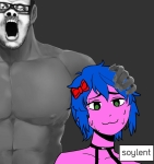 blacked character:a24_slowburn_soyjak character:bury_pink_gril // 1441x1529 // 658KB