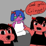 character:bury_ebil_gril character:bury_pink_gril character:two_pointing_soyjaks // 540x540 // 217KB