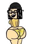 ass character:soytan clothes hair yellow_skin // 411x600 // 17KB
