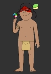 brown_skin character:kuruminha character:soylita full_body lollipop // 1800x2600 // 57KB