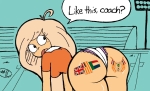 ass character:coco clothes flag:flag_of__south_africa_(1928–1994) flag:netherlands flag:orange_free_state flag:transvaal flag:united_kindom flag:united_kingdom netherlands ongezellig orange_free_state panties rugby south_africa speech_bubble stadium transvaal // 1044x636 // 544KB