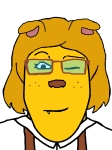 character:janny dog femjanny glasses smile wink yellow_skin // 600x800 // 14KB
