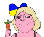 carrot character:soylita flag:ukraine pig // 1012x861 // 21KB