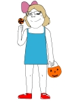 character:soylita full_body halloween pumpkin trick_or_treat // 1800x2600 // 58KB