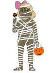 character:soylita full_body halloween mummy pumpkin // 1800x2600 // 388KB