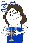 character:soylita flag:israel menorah // 652x954 // 101KB