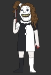 blood character:soylita clown full_body terrifier // 1800x2600 // 200KB