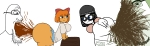 artist:kernung character:cobson character:markiplier_soyjak character:mymy character:soytan ongezellig poop scat // 3479x1078 // 219KB