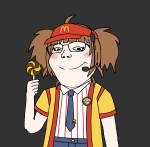 character:imadake_dabuchi_tabemi character:soylita lollipop mcdonald's // 1436x1408 // 44KB
