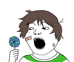 character:shoyta lollipop open_mouth // 1012x861 // 14KB
