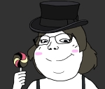 character:soylita fat flag:fat_fetish_pride h3k_(user) hat lollipop meta:namefags // 1012x861 // 27KB