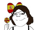 character:soylita flag flag:spain lollipop // 1012x861 // 228KB