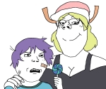 character:gapejak_female character:shoyta lollipop lucoa_(dragonmaid) scared shouta_magatsuchi smiling // 1500x1250 // 117KB