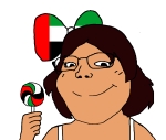 brown_skin character:soylita flag flag:uae lollipop // 1012x861 // 58KB