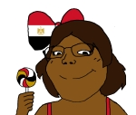 brown_skin character:soylita flag flag:egypt lollipop // 1012x861 // 55KB