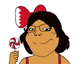 brown_skin character:soylita flag flag:bahrain lollipop // 1013x861 // 39KB