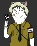 character:schrodinger character:shoyta flag flag:nazi_germany hellsing lollipop // 1100x1350 // 48KB