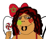 brown_skin character:soylita flag flag:morocco lollipop queen_of_hearts // 1013x861 // 178KB