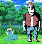 character:cobson character:rapeson character:soylita character:vaporeon pokemon // 983x1029 // 244KB
